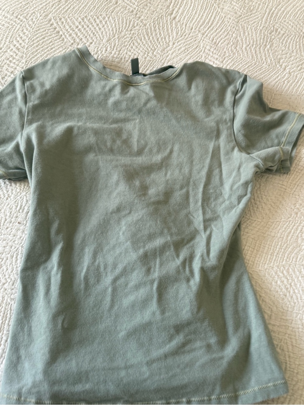 SKIMS Sage Green Crewneck Top